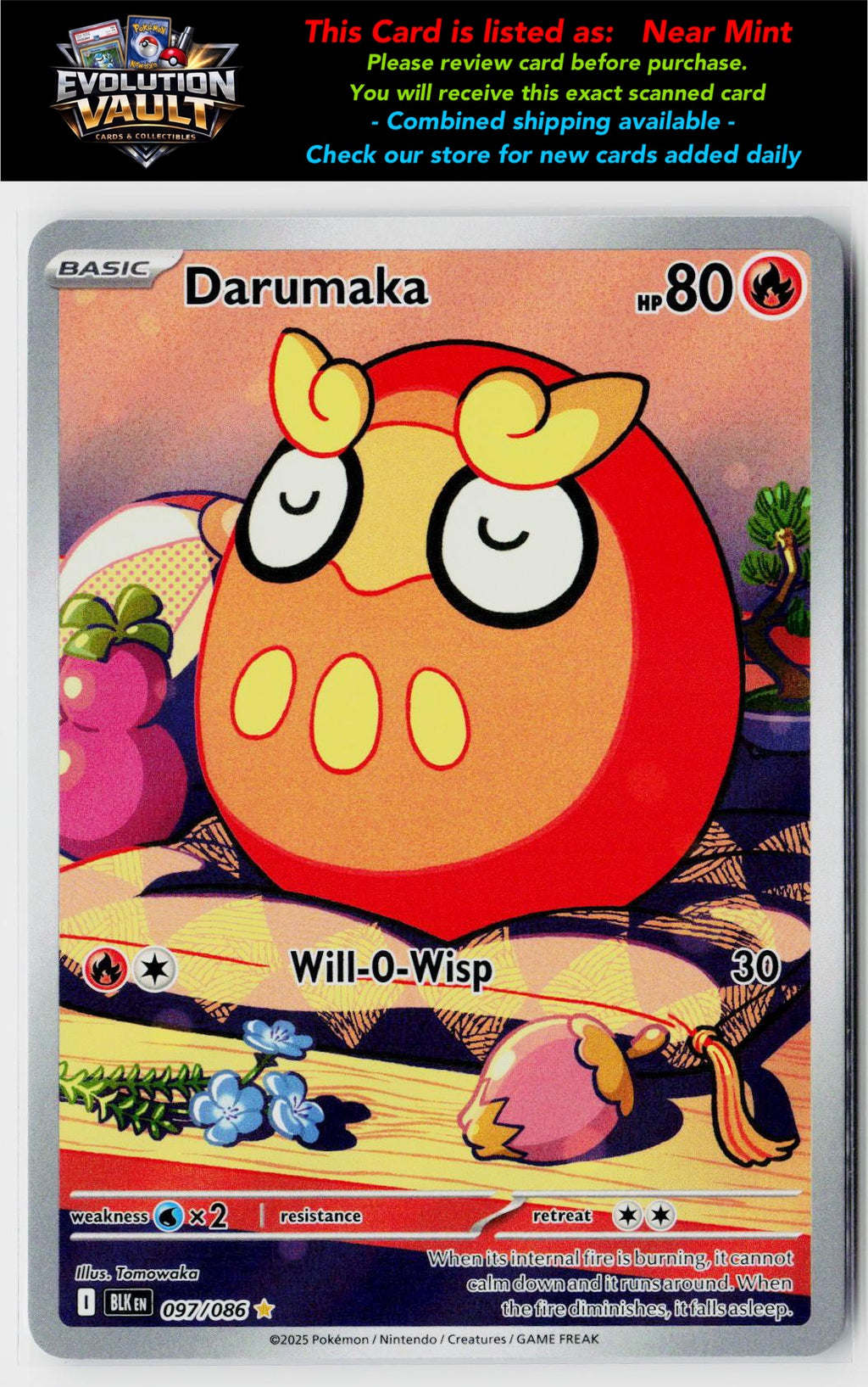 SV: Black Bolt #097/086 Darumaka