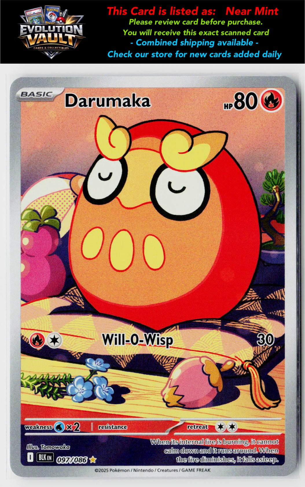 SV: Black Bolt #097/086 Darumaka