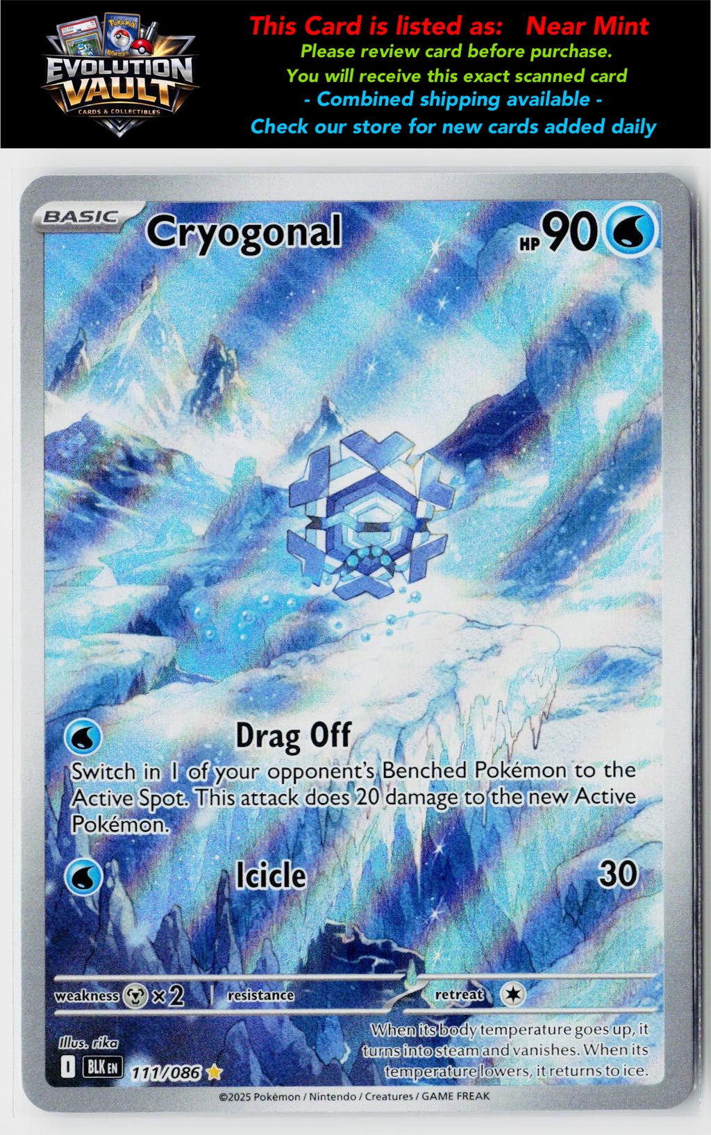 SV: Black Bolt #111/086 Cryogonal