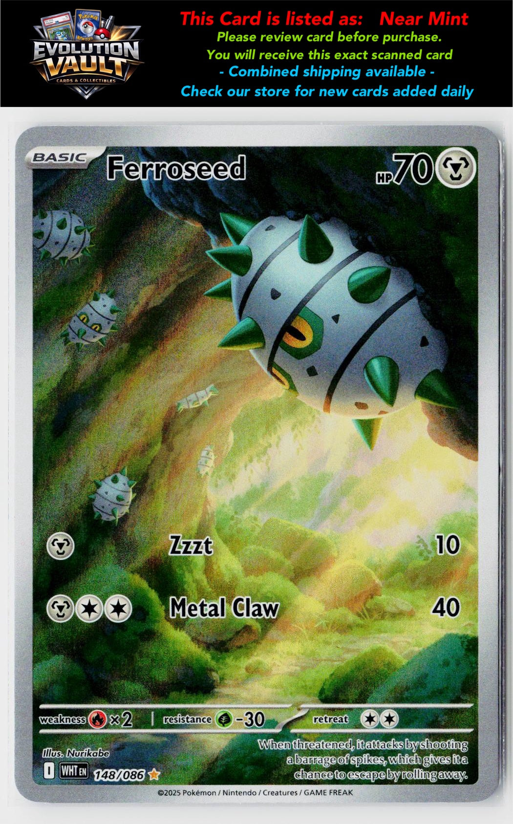 SV: White Flare #148/086 Ferroseed