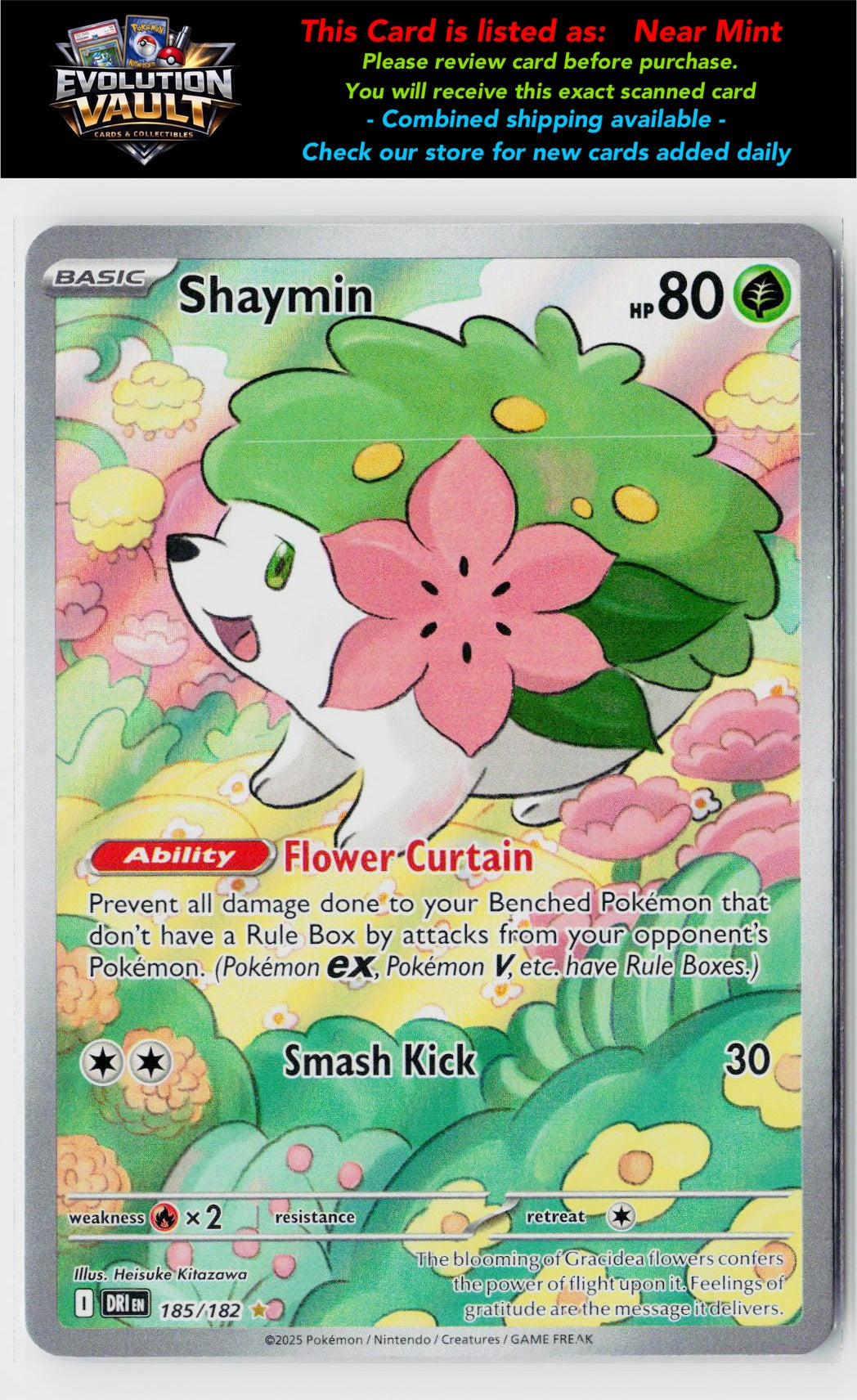 SV10: Destined Rivals #185/182 Shaymin