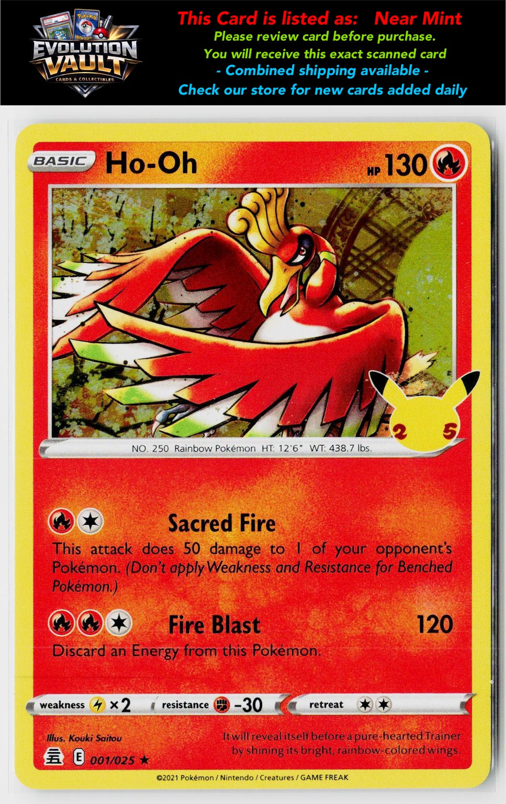 Celebrations #001/025 Ho-Oh