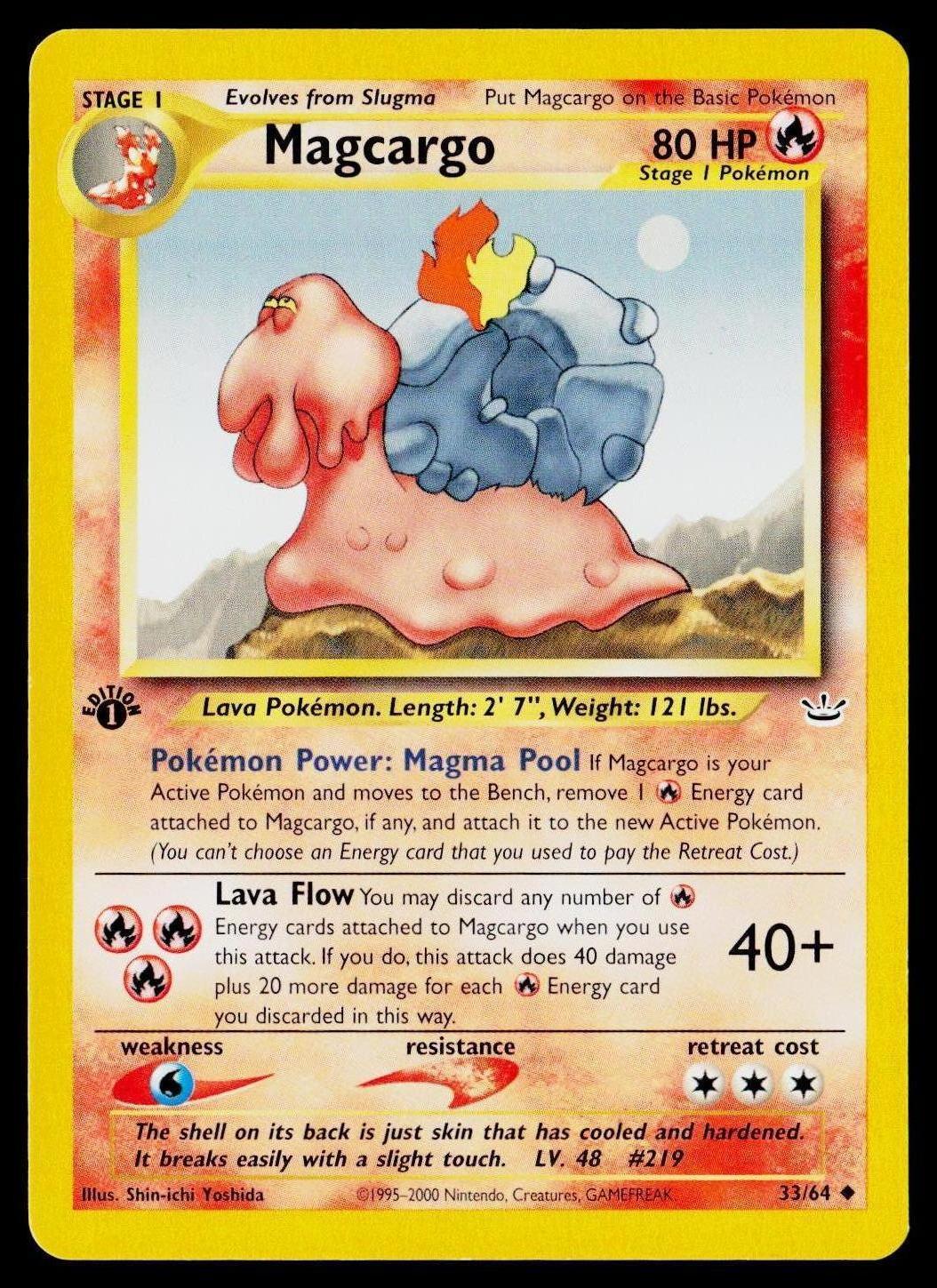 Neo Revelation #33/64 Magcargo 1st Edition