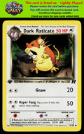 Team Rocket #51/82 Dark Raticate 1st Edition (LP)