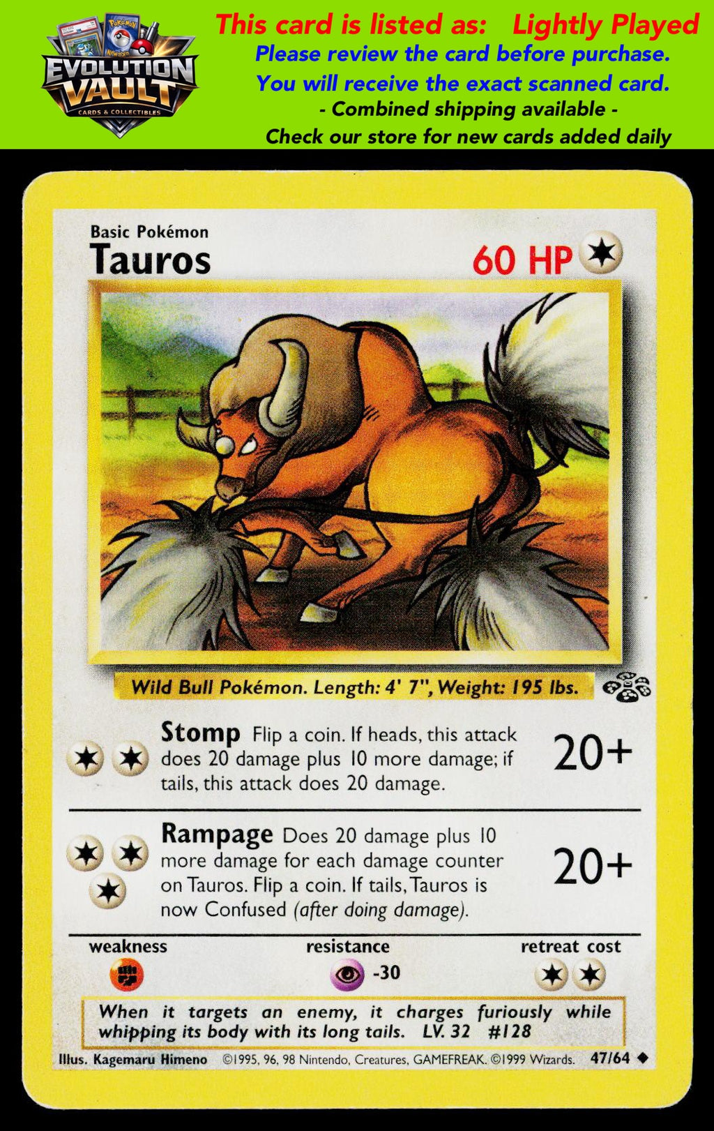 Jungle #47/64 Tauros (LP)