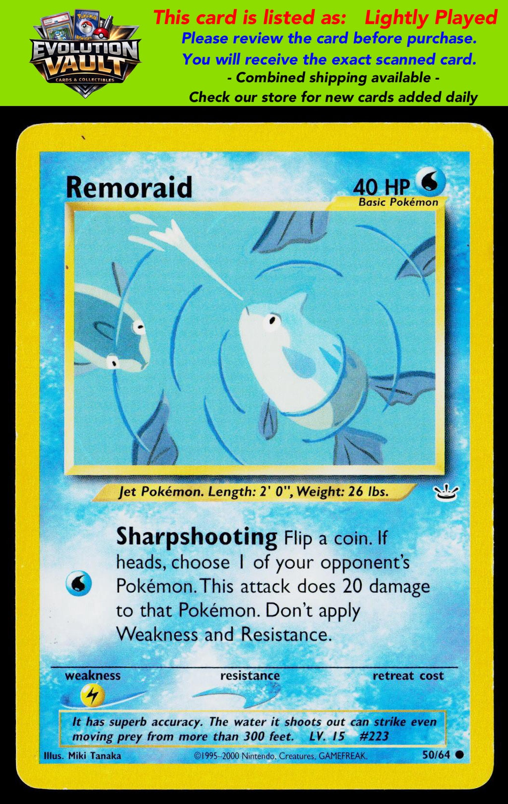 Neo Revelation #50/64 Remoraid (LP)