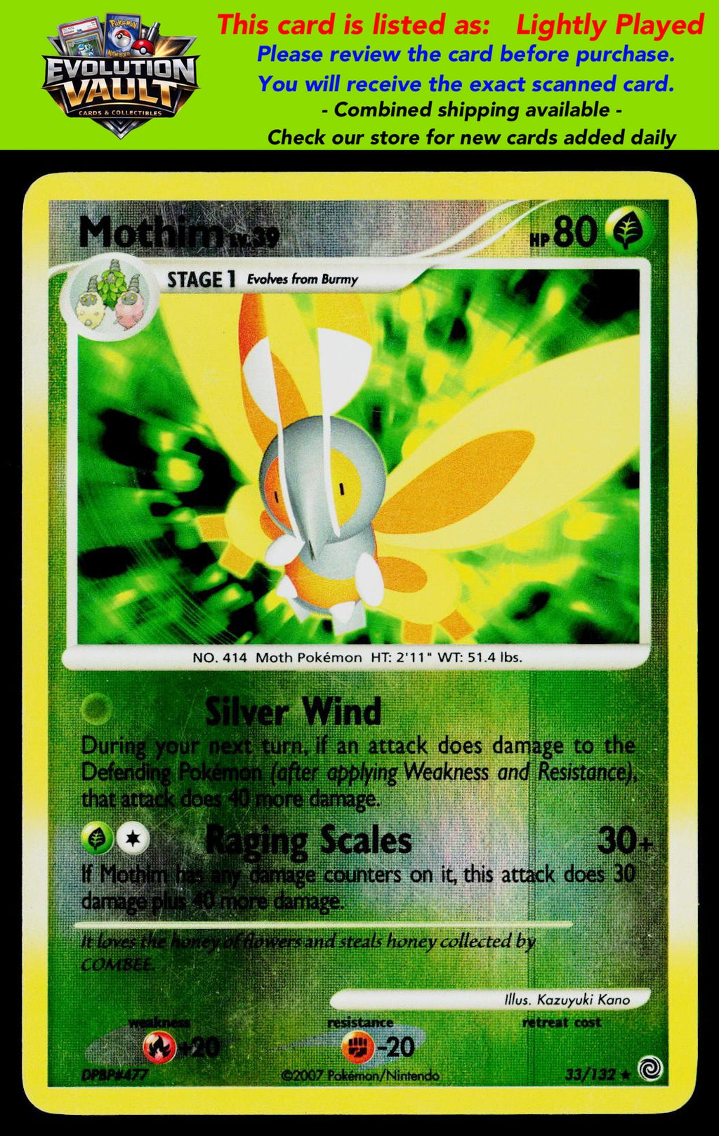 Secret Wonders #33/132 Mothim (LP)