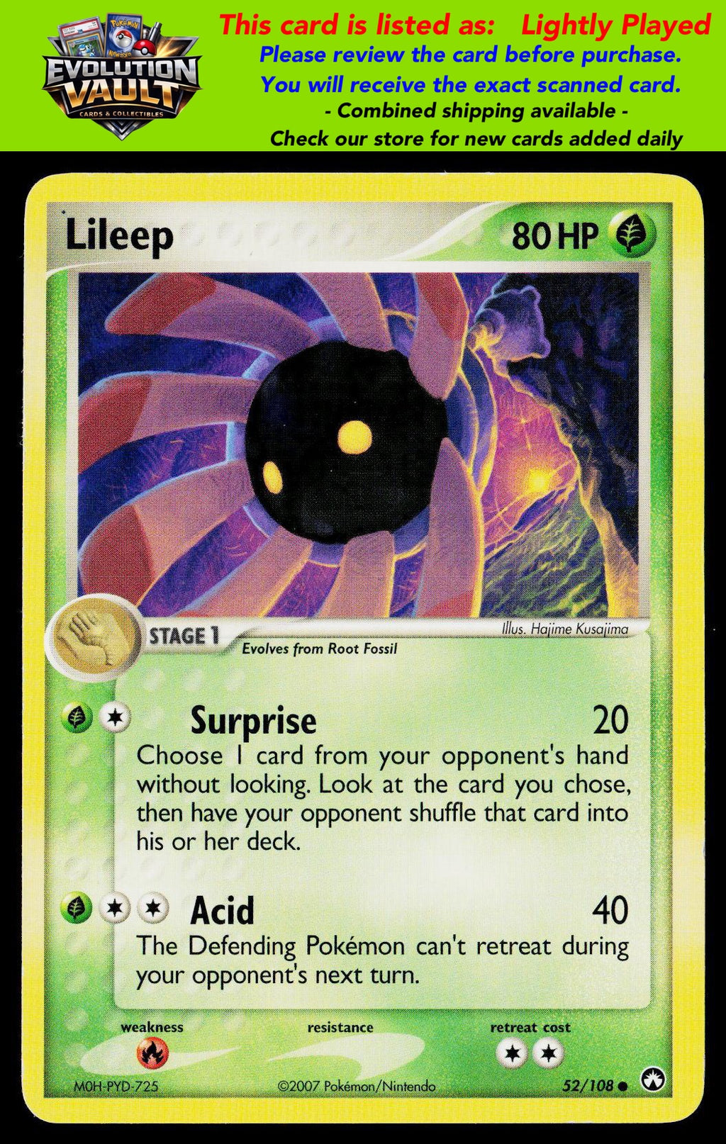 Power Keepers #52/108 Lileep (LP)