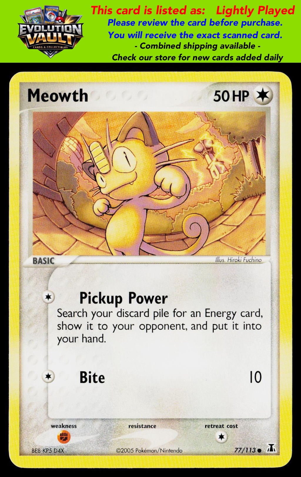 Delta Species #77/113 Meowth