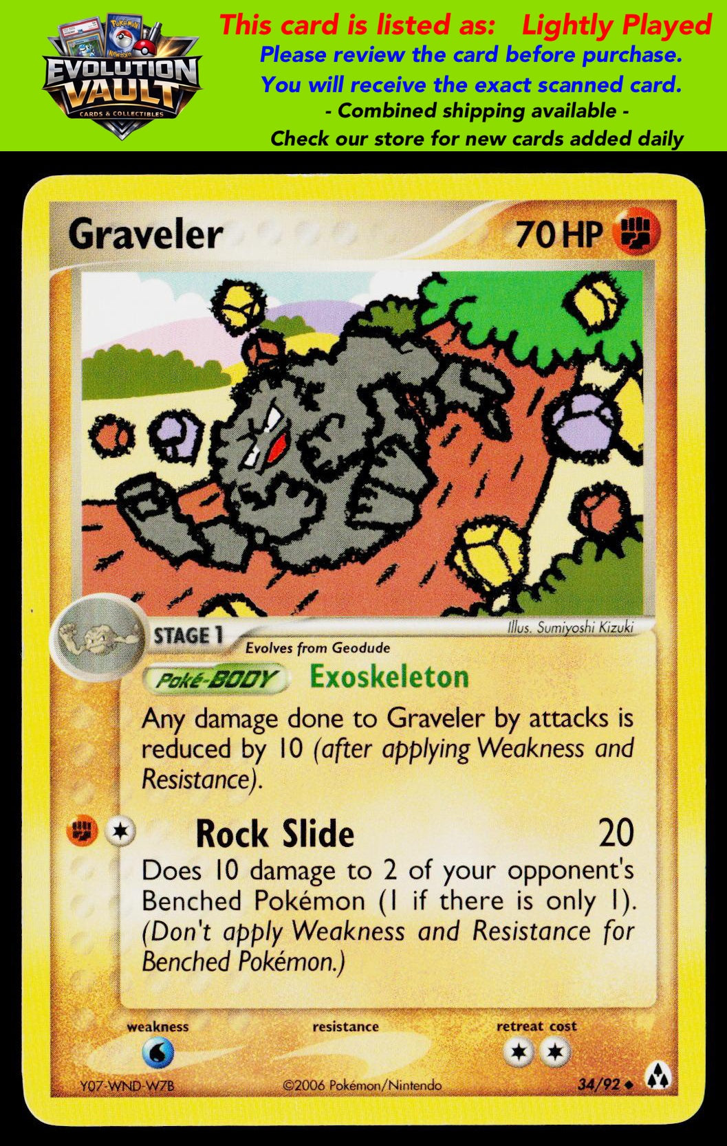 Legend Maker #34/92 Graveler (LP)