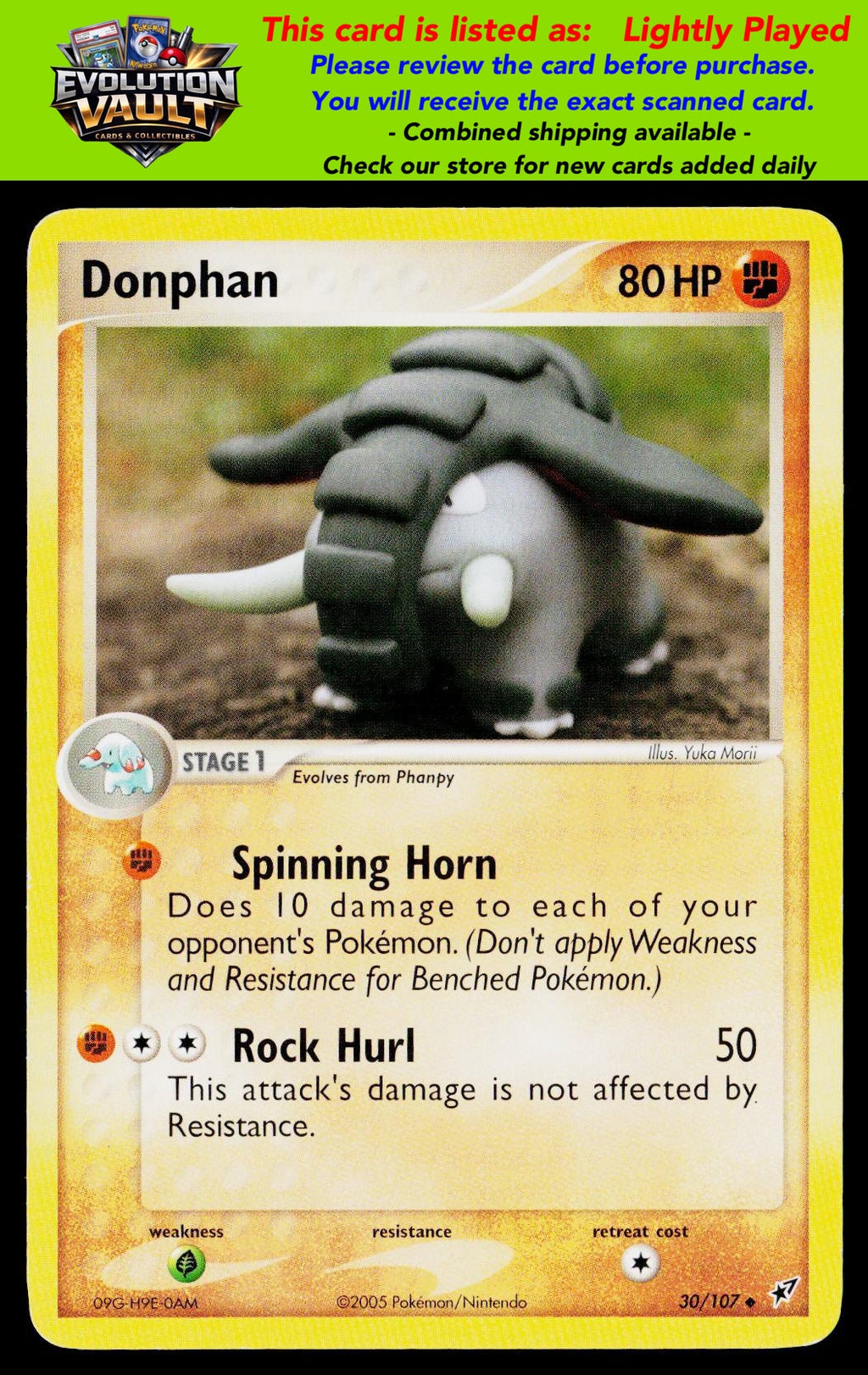 Deoxys #30/107 Donphan (LP)