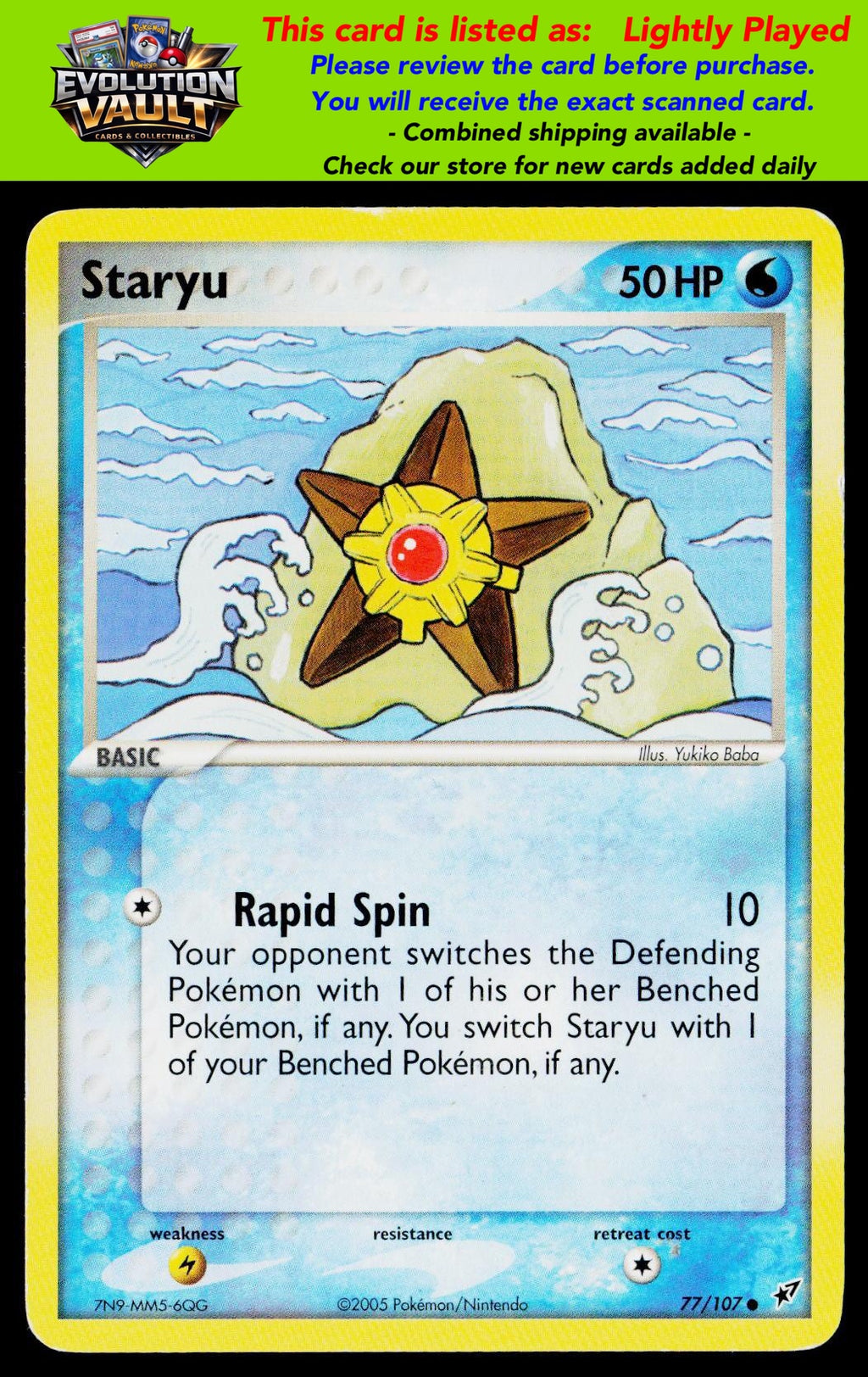 Deoxys #77/107 Staryu (LP)