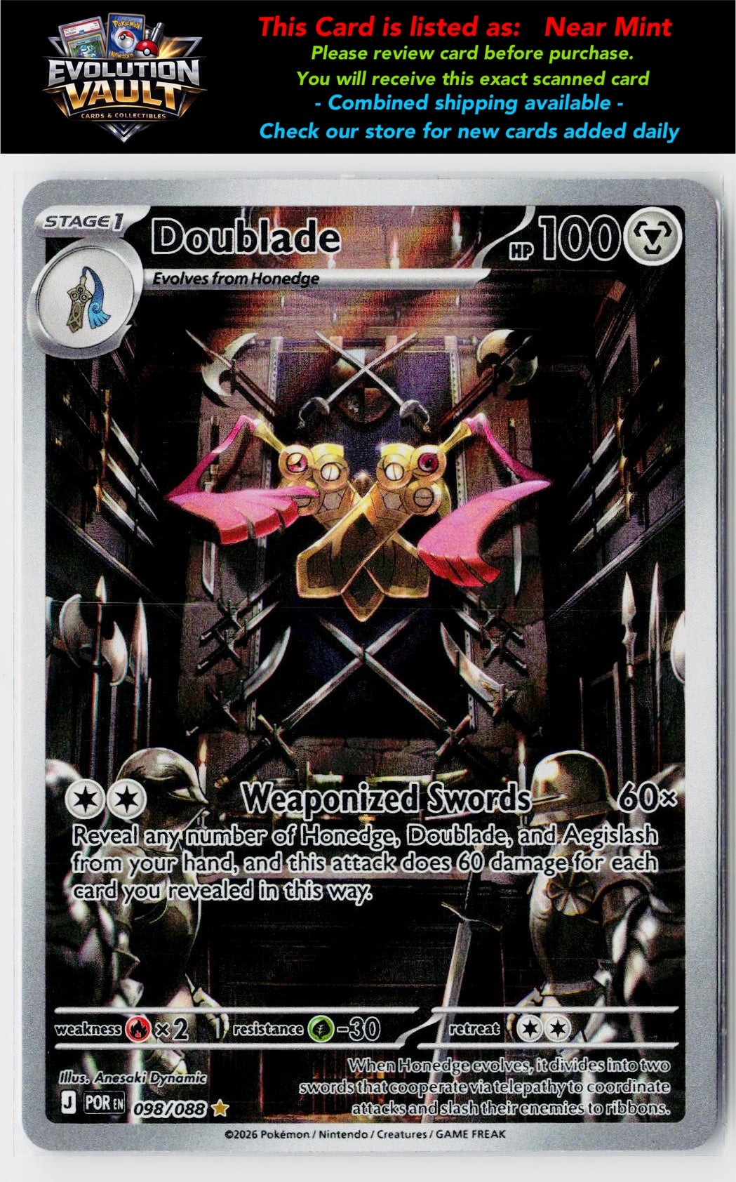 ME03: Perfect Order #098/088 Doublade