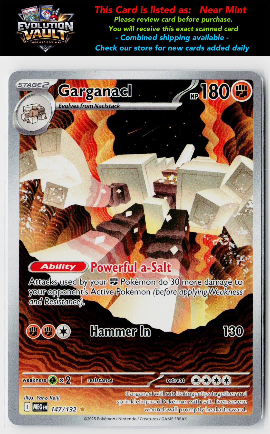 ME01: Mega Evolution #147/132 Garganacl