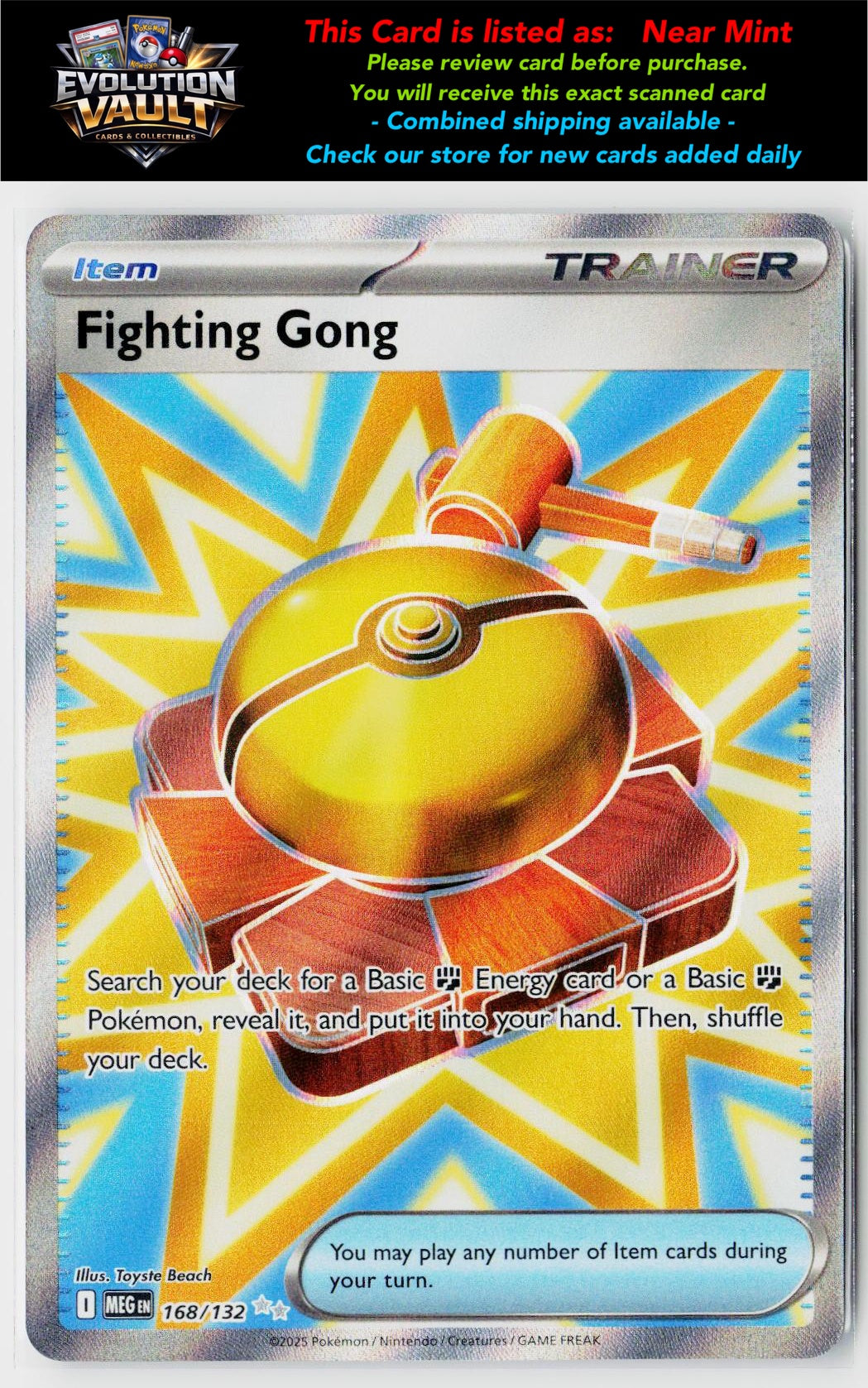 ME01: Mega Evolution #168/132 Fighting Gong