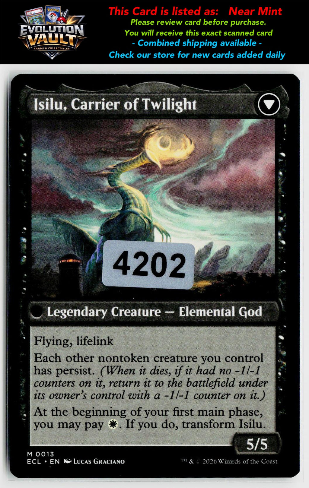 MTG Lorwyn Eclipsed #13 Eirdu, Carrier of Dawn