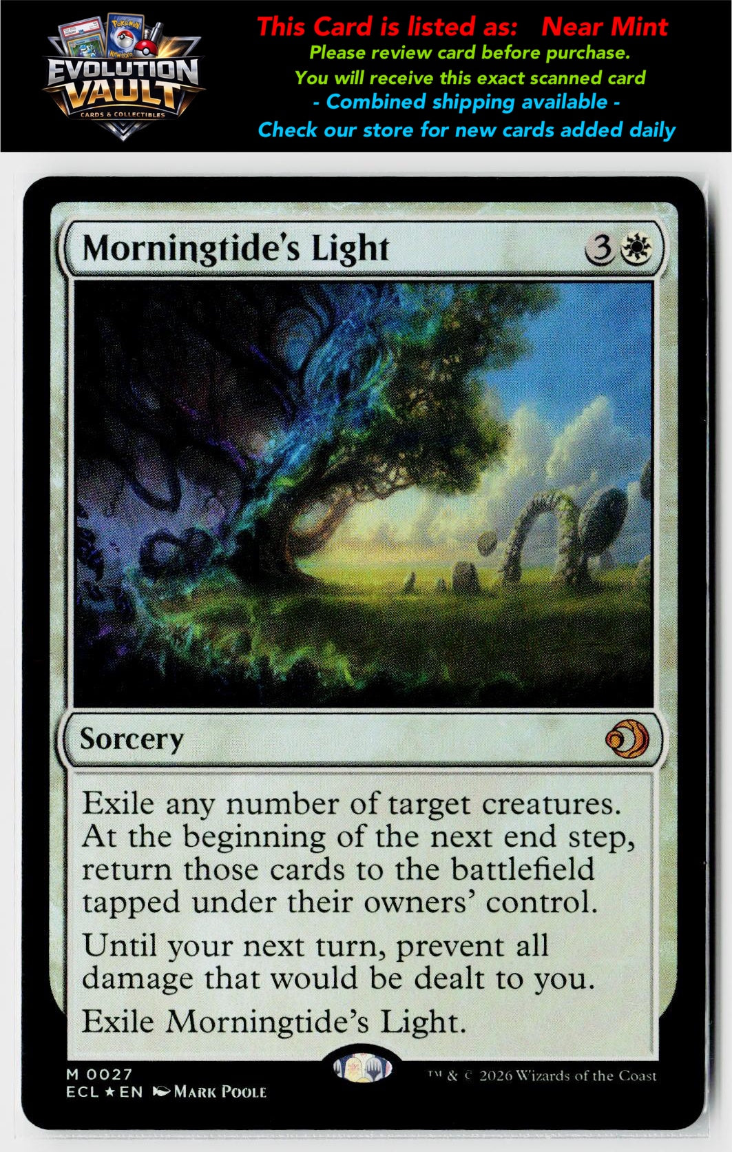 MTG Lorwyn Eclipsed #27 Morningtide's Light (Foil)