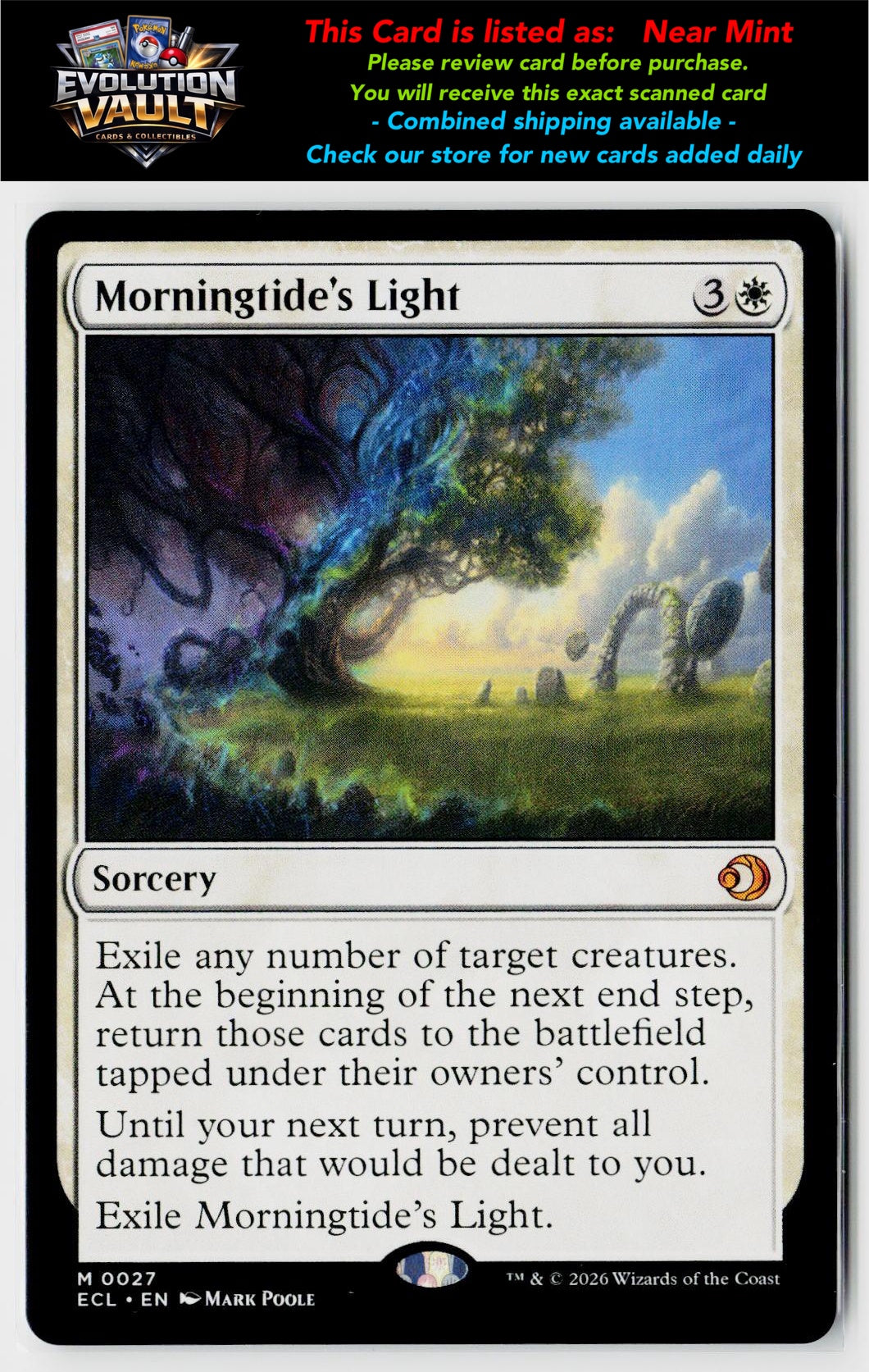 MTG Lorwyn Eclipsed #27 Morningtide's Light