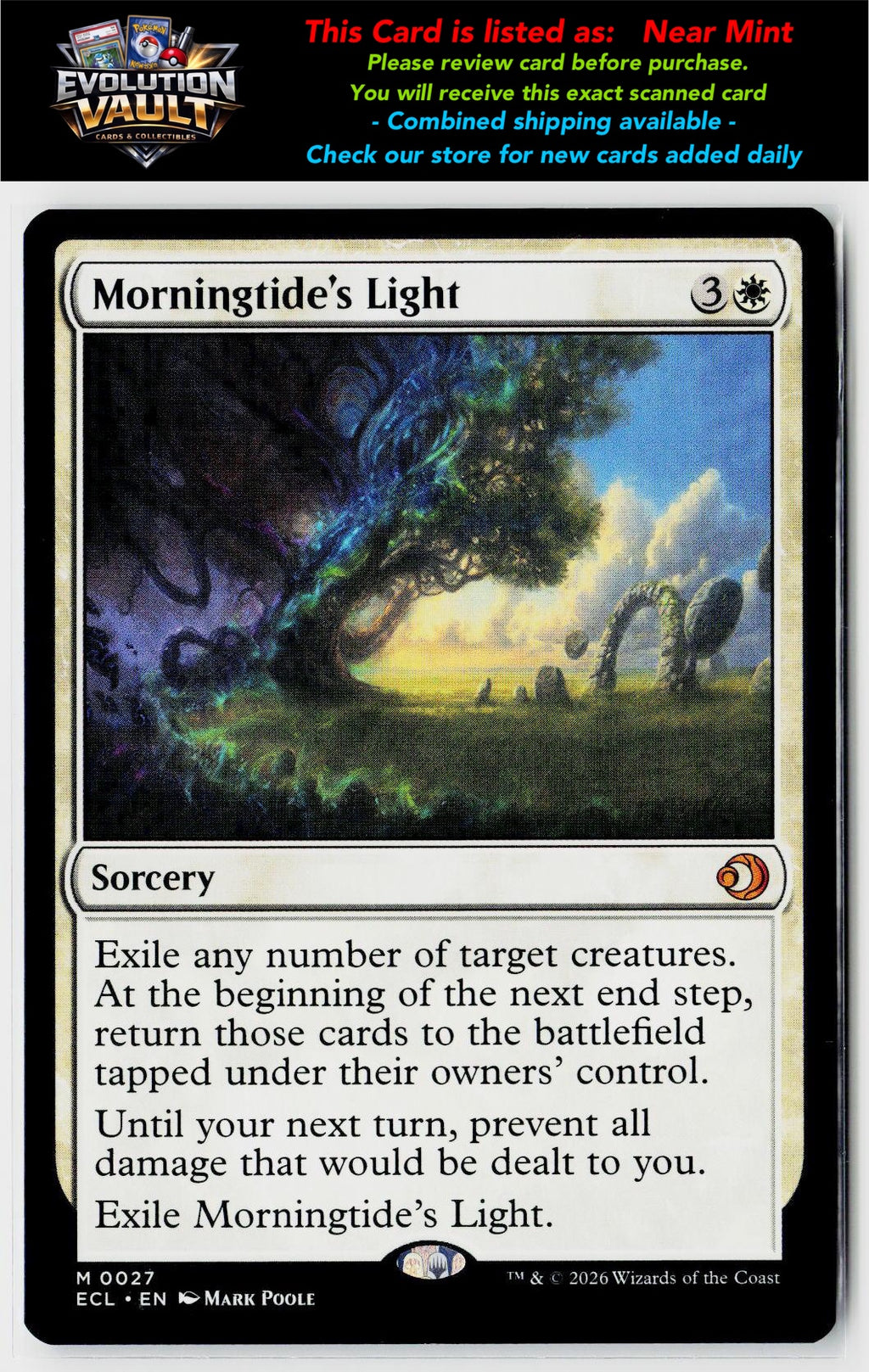 MTG Lorwyn Eclipsed #27 Morningtide's Light