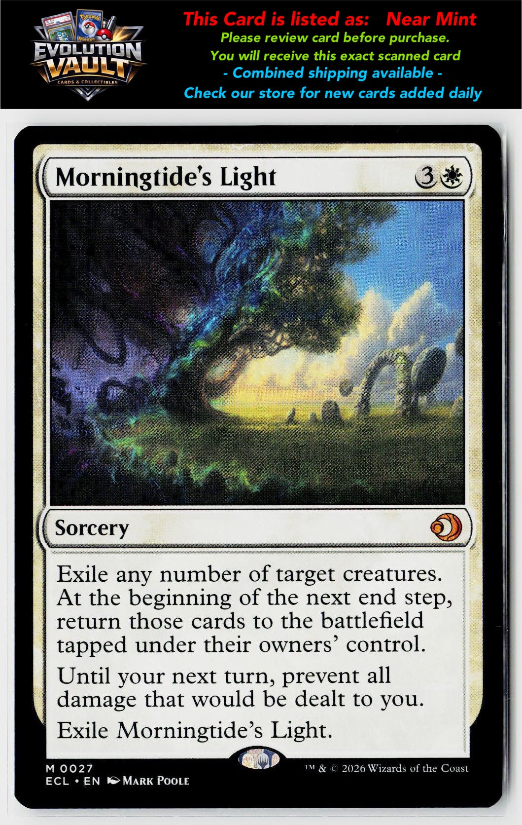 MTG Lorwyn Eclipsed #27 Morningtide's Light