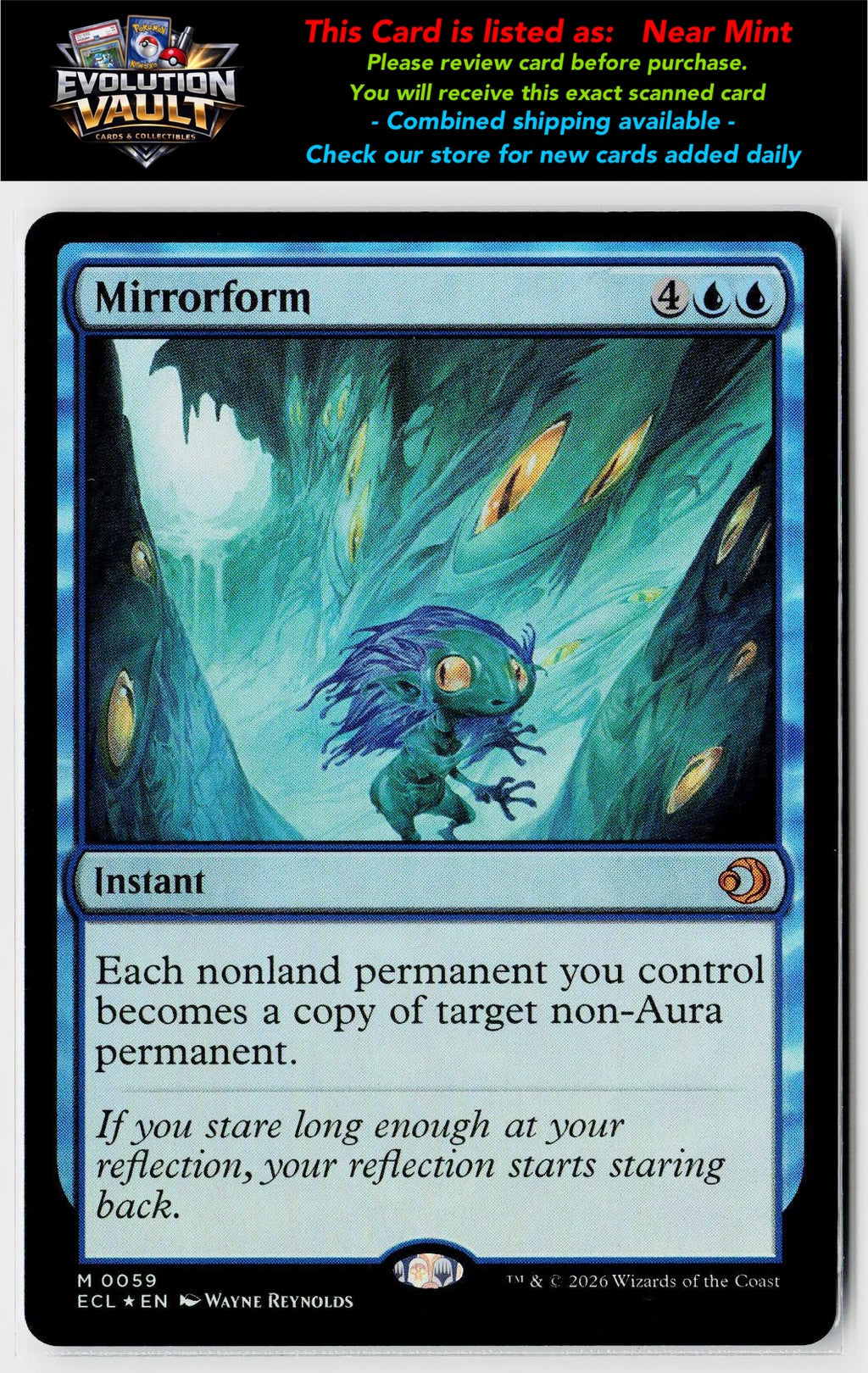 MTG Lorwyn Eclipsed #59 Mirrorform (Foil)