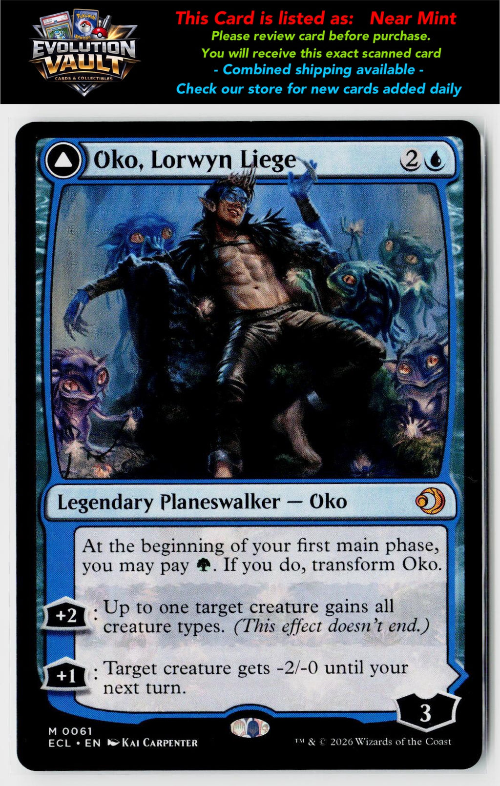 MTG Lorwyn Eclipsed #61 Oko, Lorwyn Liege