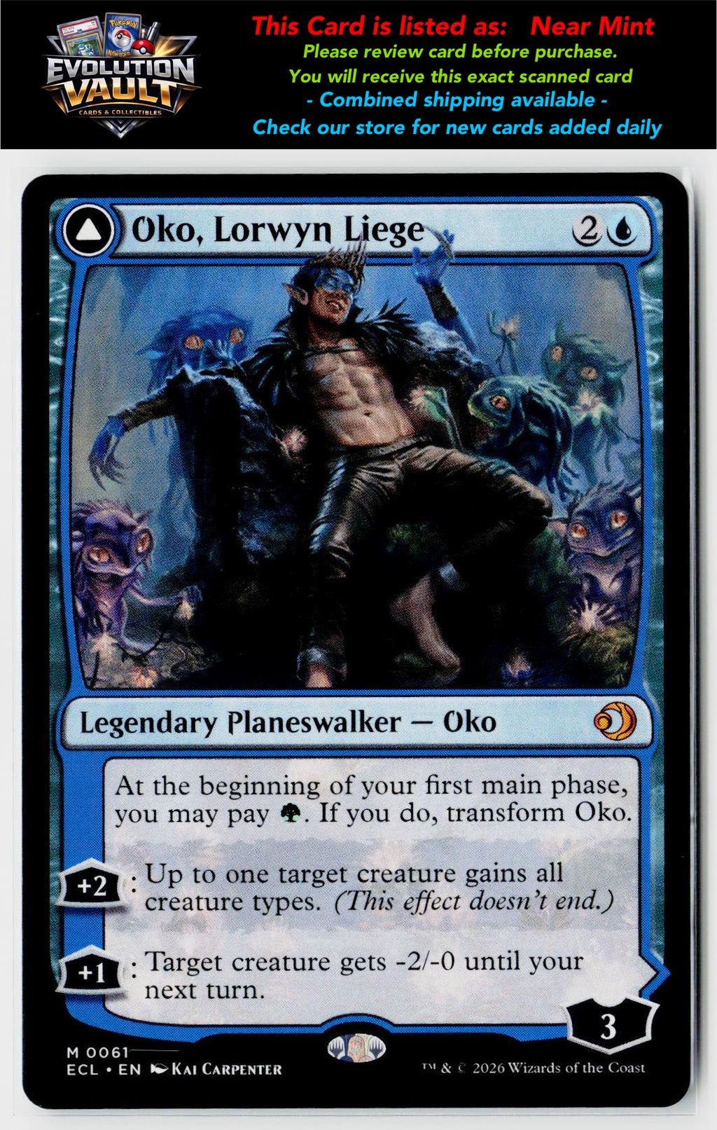 MTG Lorwyn Eclipsed #61 Oko, Lorwyn Liege