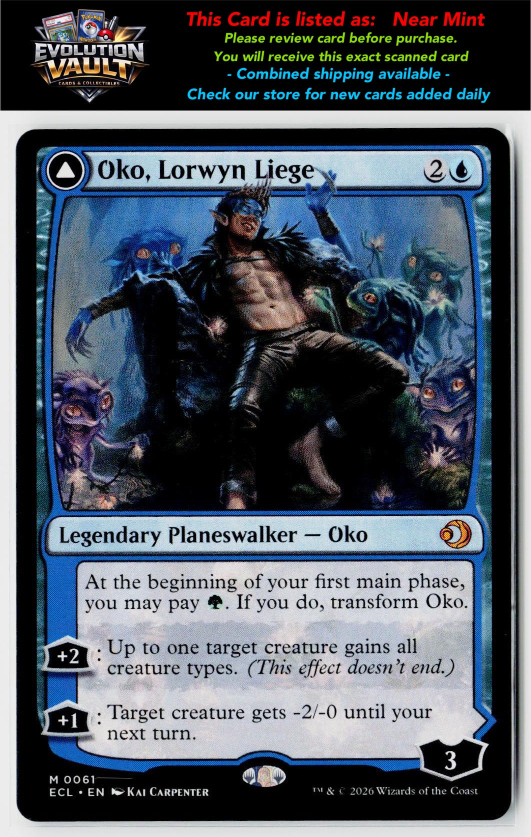MTG Lorwyn Eclipsed #61 Oko, Lorwyn Liege