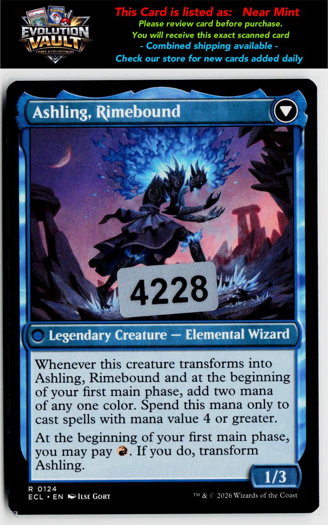 MTG Lorwyn Eclipsed #124 Ashling, Rekindled