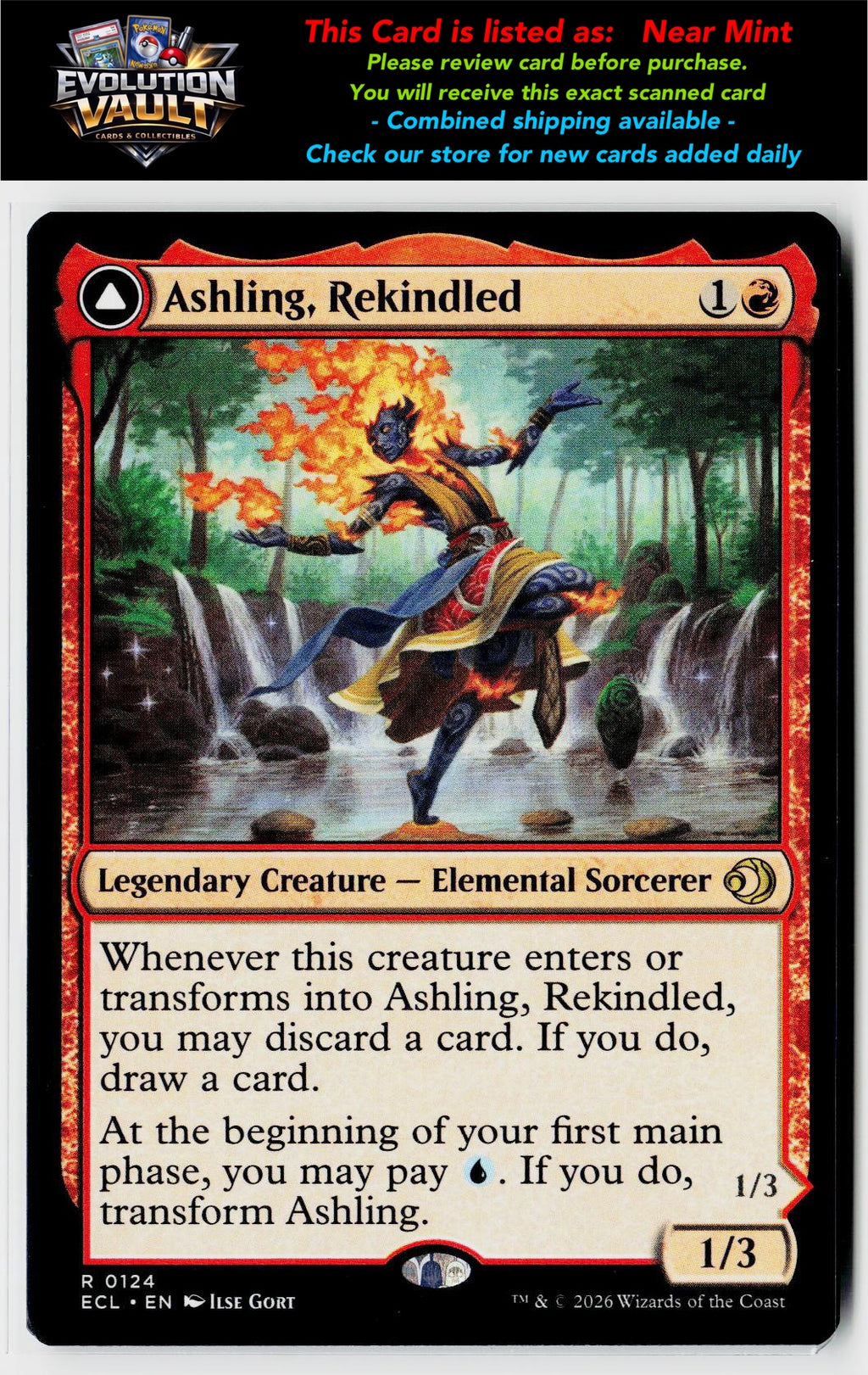 MTG Lorwyn Eclipsed #124 Ashling, Rekindled