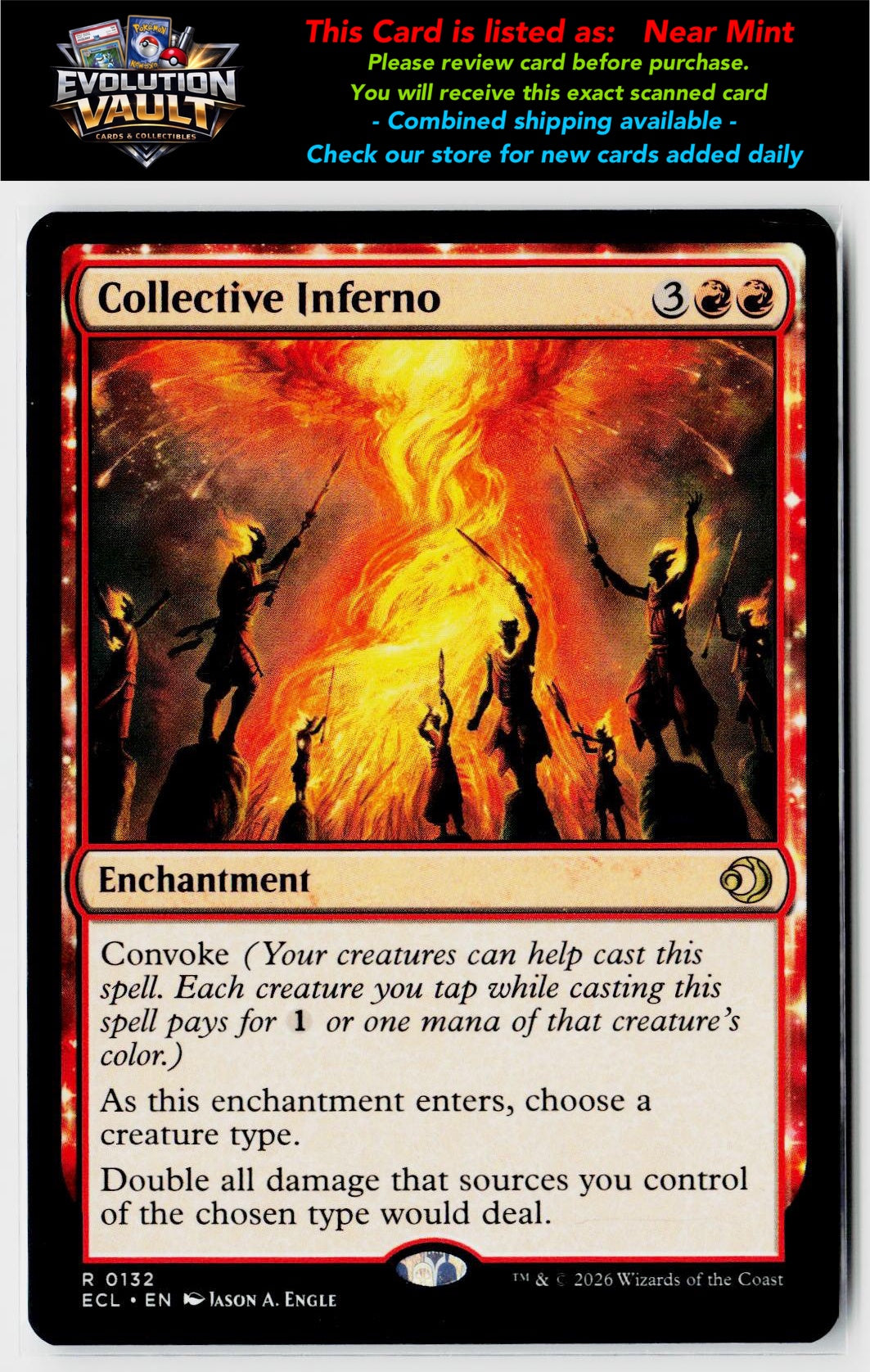 MTG Lorwyn Eclipsed #132 Collective Inferno