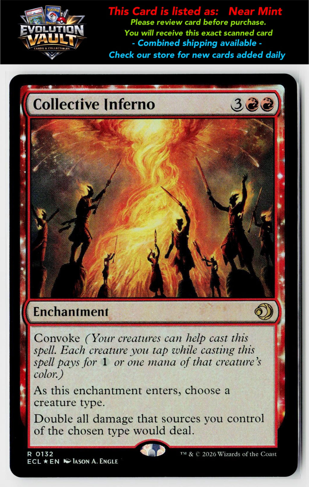 MTG Lorwyn Eclipsed #132 Collective Inferno (Foil)