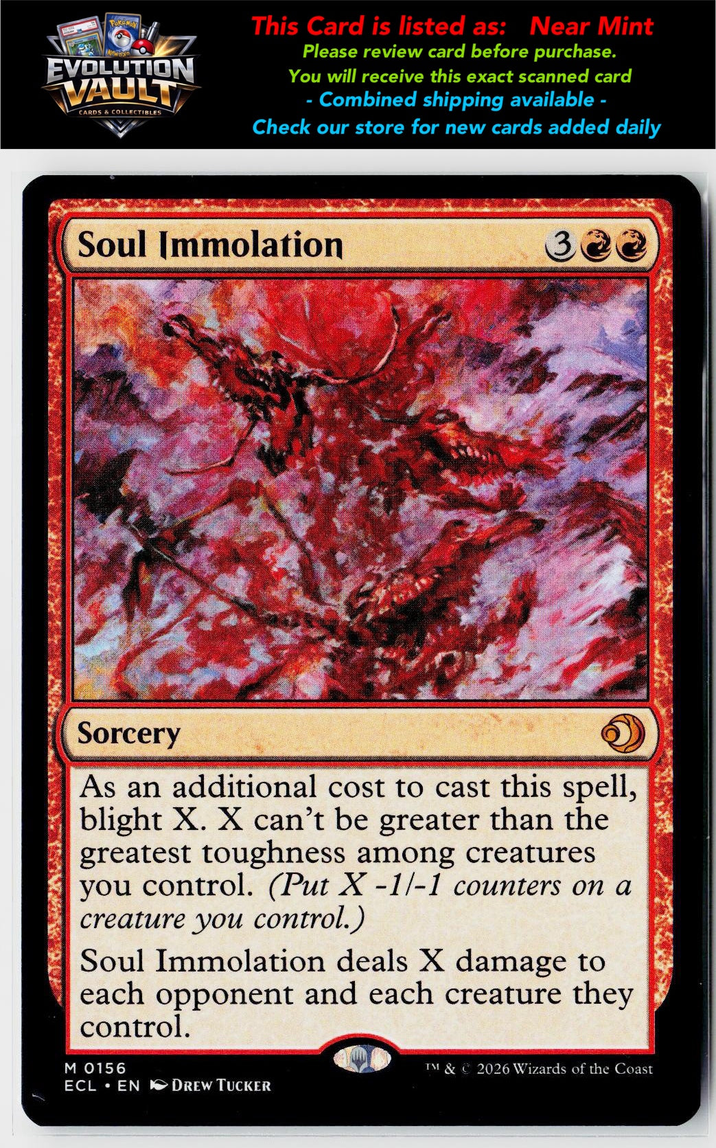 MTG Lorwyn Eclipsed #156 Soul Immolation