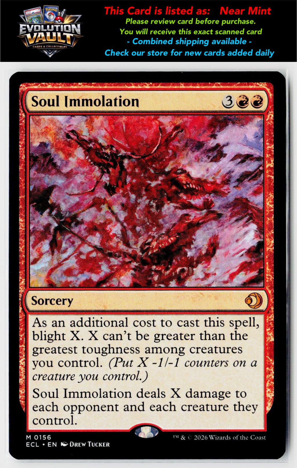 MTG Lorwyn Eclipsed #156 Soul Immolation