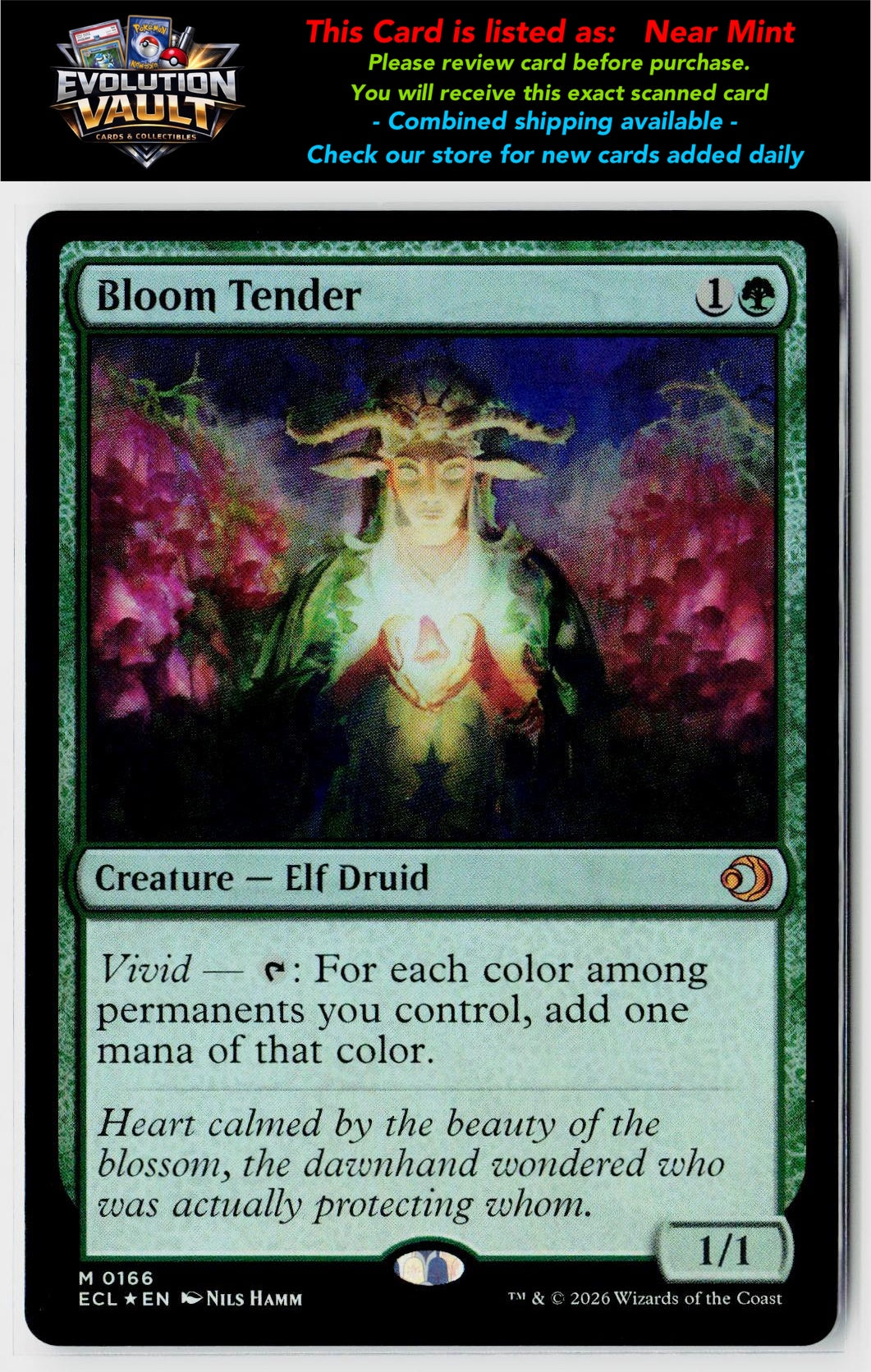 MTG Lorwyn Eclipsed #166 Bloom Tender (Foil)