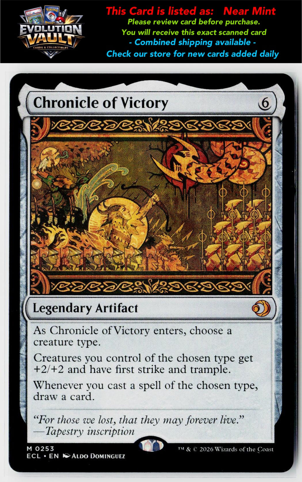 MTG Lorwyn Eclipsed #253 Chronicle of Victory