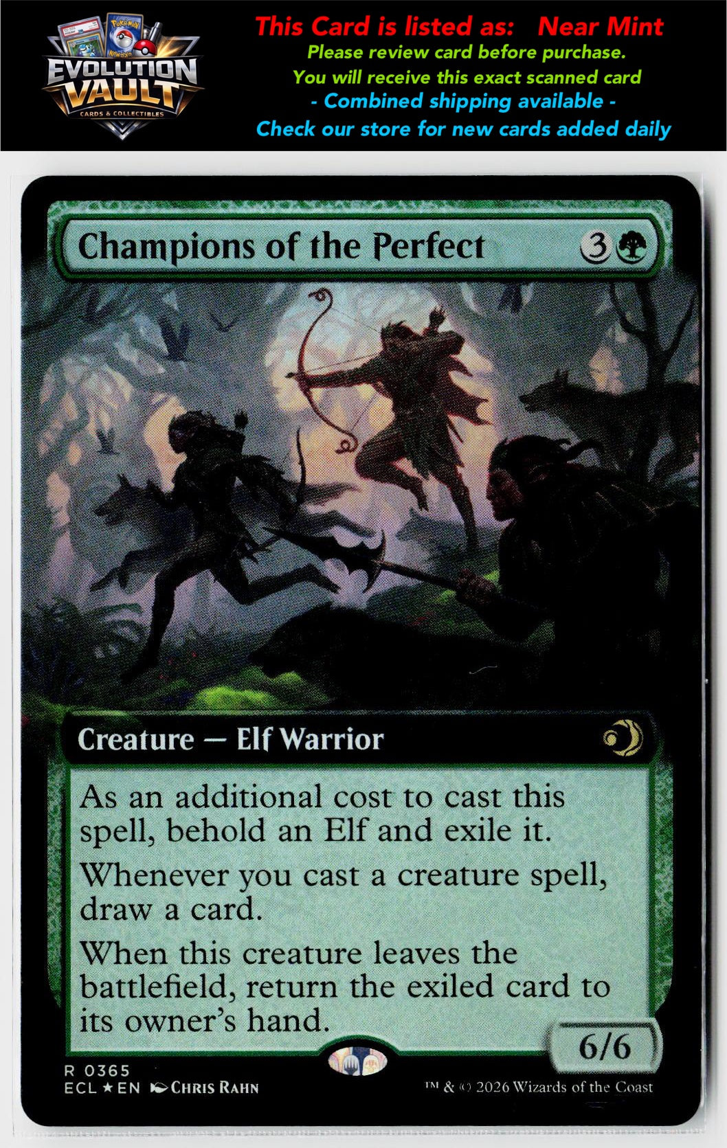MTG Lorwyn Eclipsed #365 Champions of the Perfect (Extended Art) (Foil)