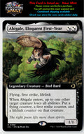 MTG Lorwyn Eclipsed #368 Abigale, Eloquent First-Year (Extended Art)