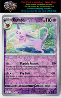 SV03: Obsidian Flames #086/197 Espeon Reverse Holo
