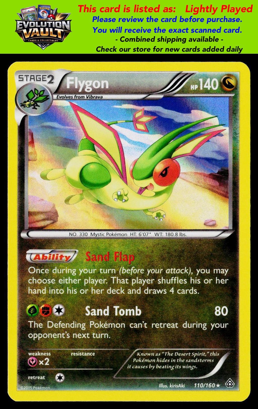 XY - Primal Clash #110/160 Flygon (LP)
