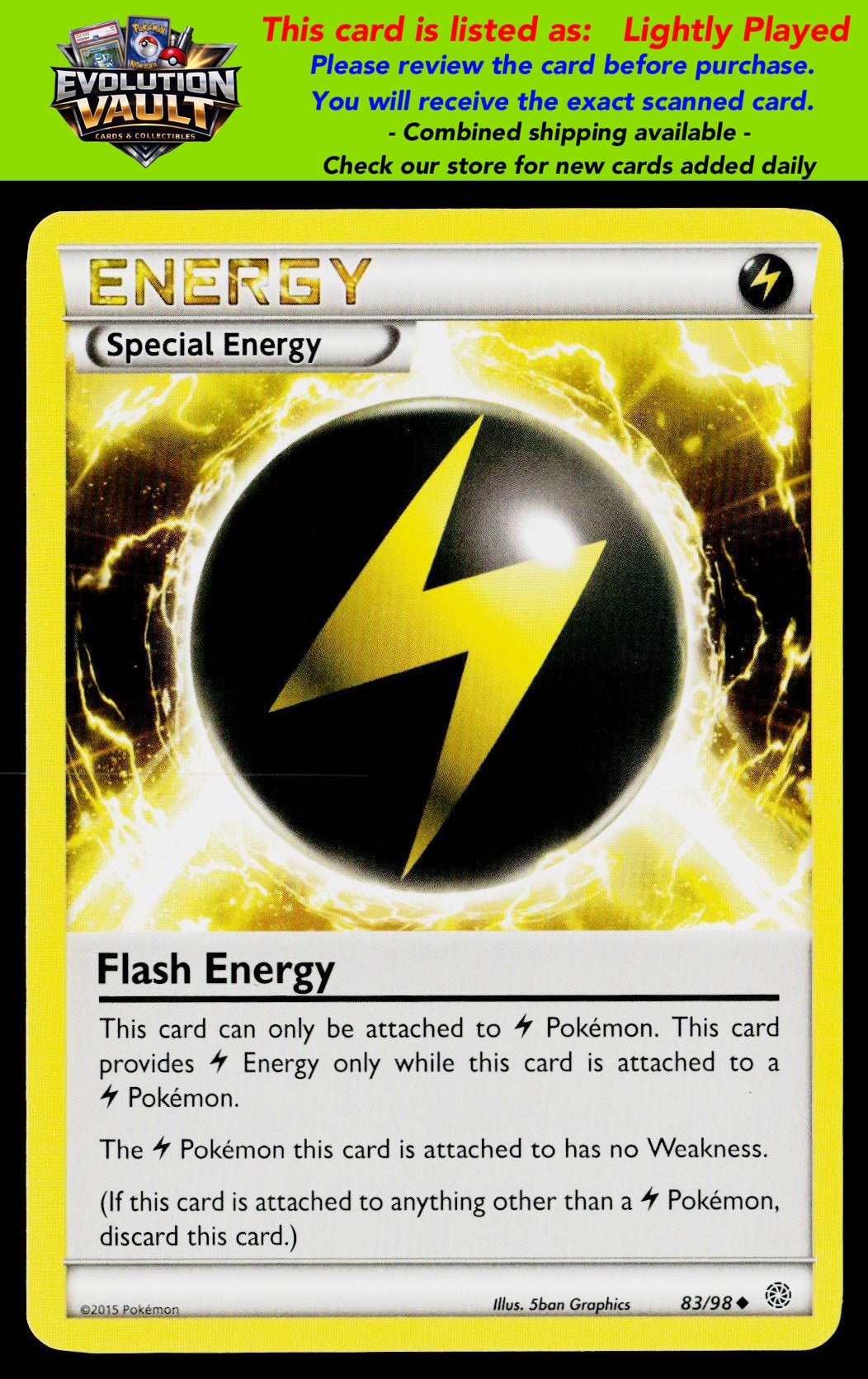 XY - Ancient Origins #83/98 Flash Energy (LP)