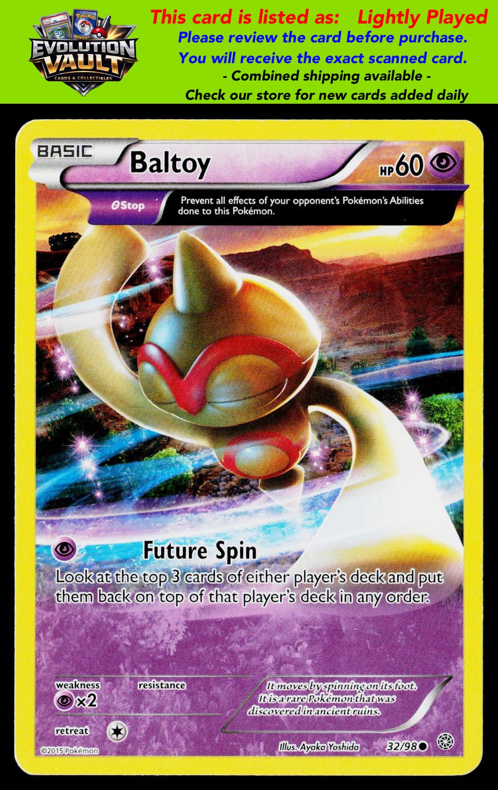 XY - Ancient Origins #32/98 Baltoy (LP)