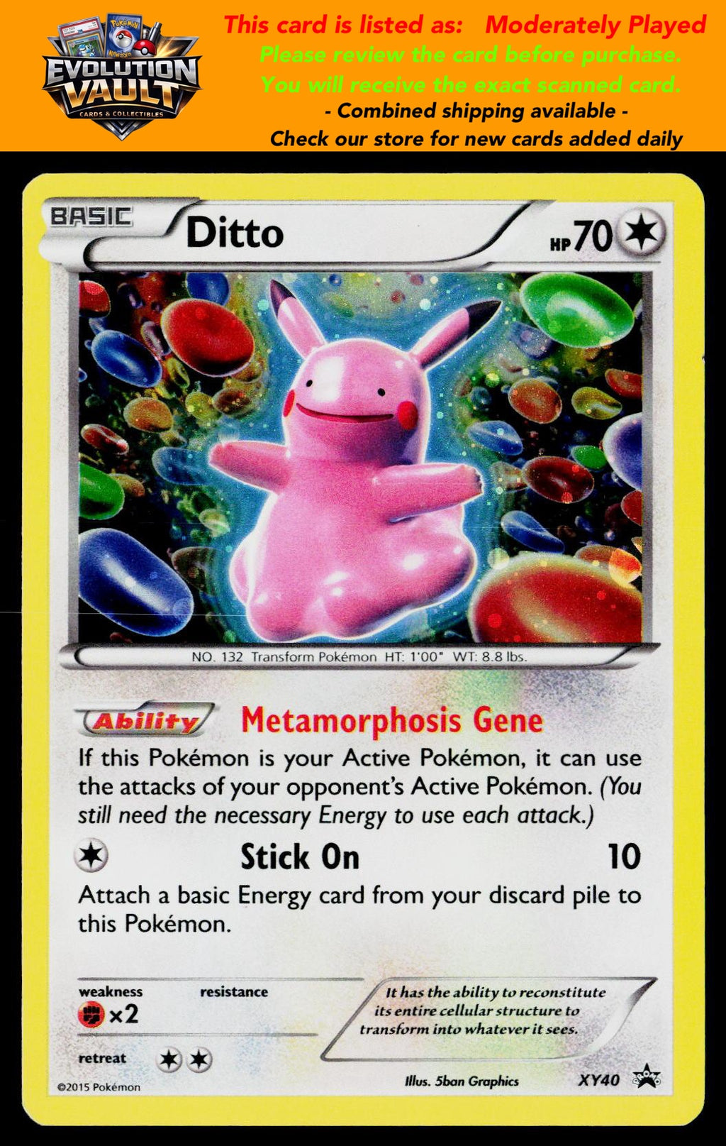 XY Promos #XY40 Ditto (MP)