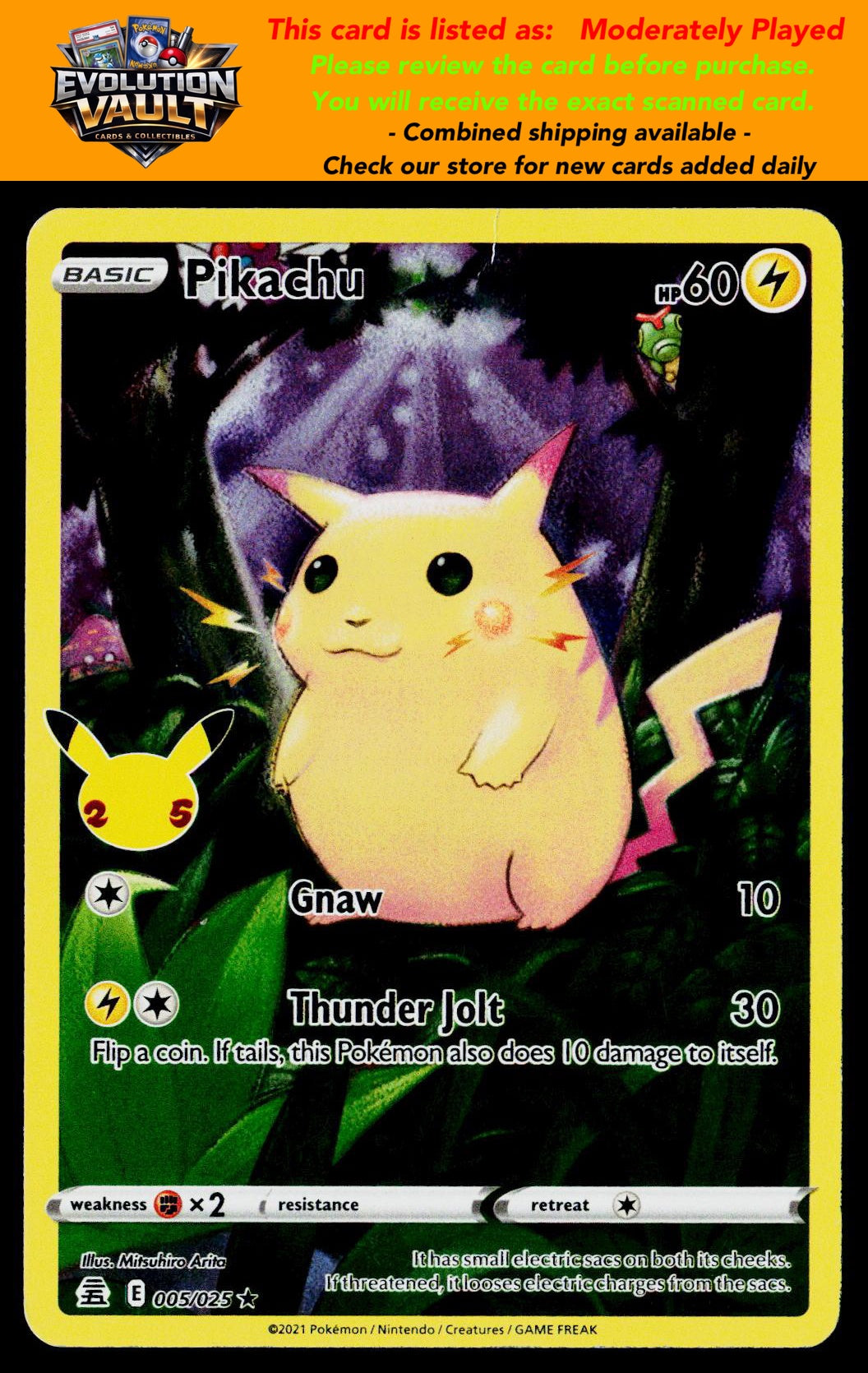 Celebrations #005/025 Pikachu (MP)