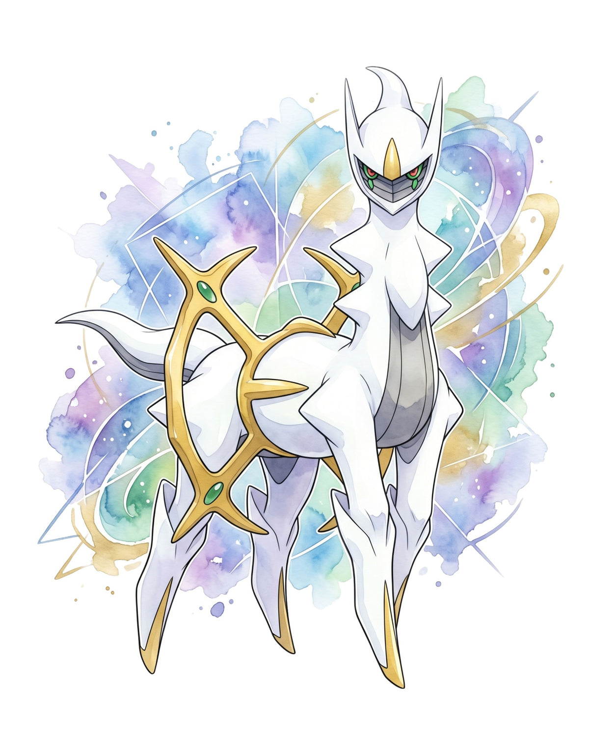 Arceus White BG Pokémon Air Freshener