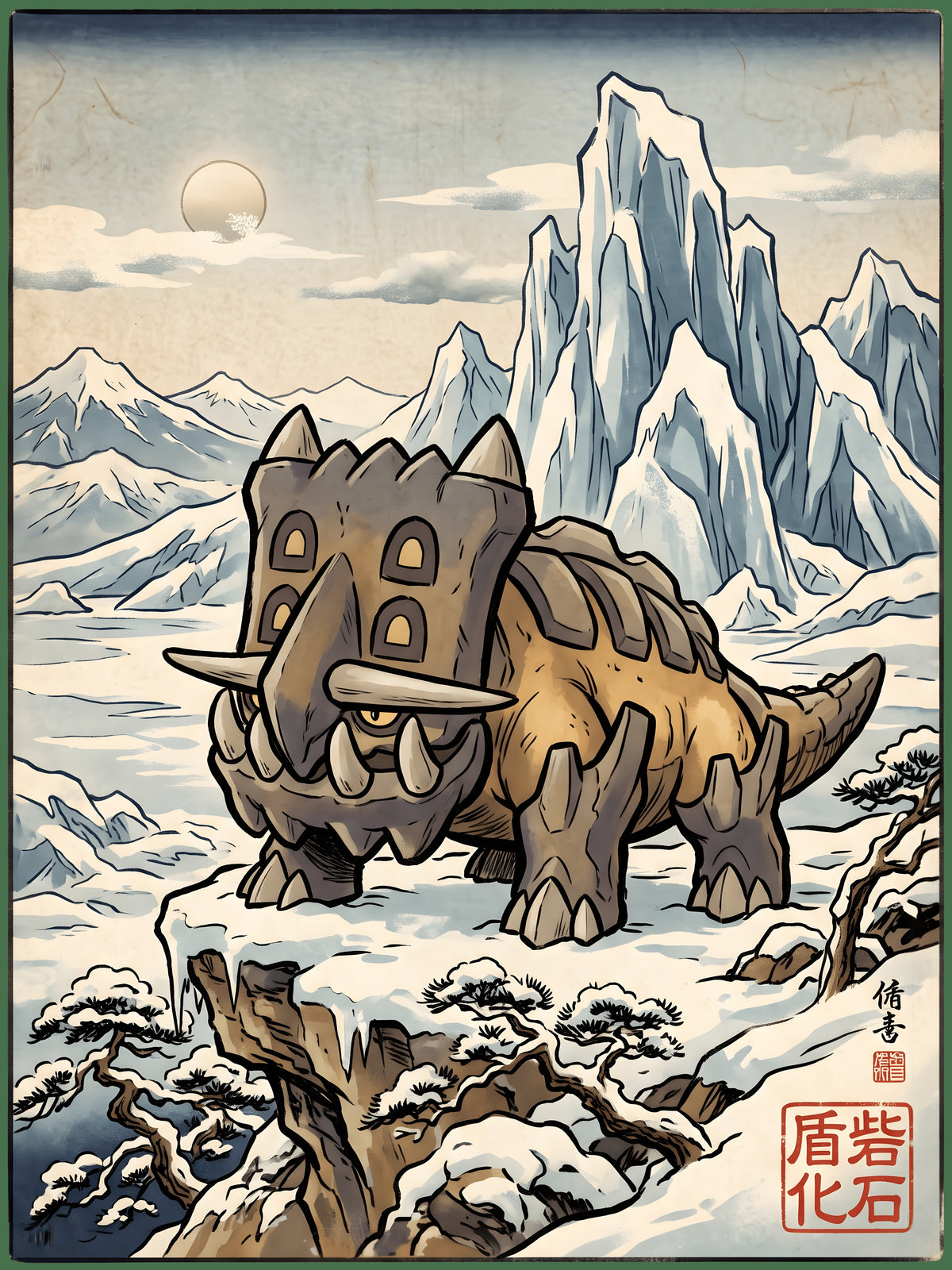 Bastiodon Pokémon Air Freshener artwork