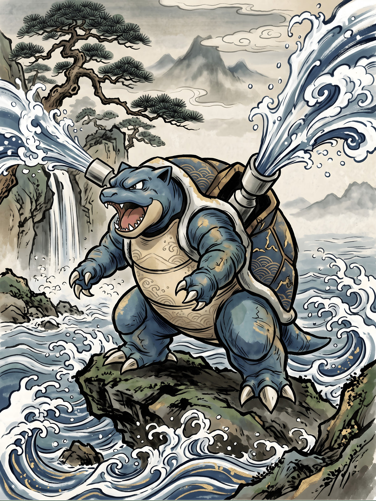 Blastoise 2 Pokémon Air Freshener artwork
