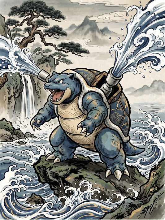 Blastoise 2 Pokémon Air Freshener artwork