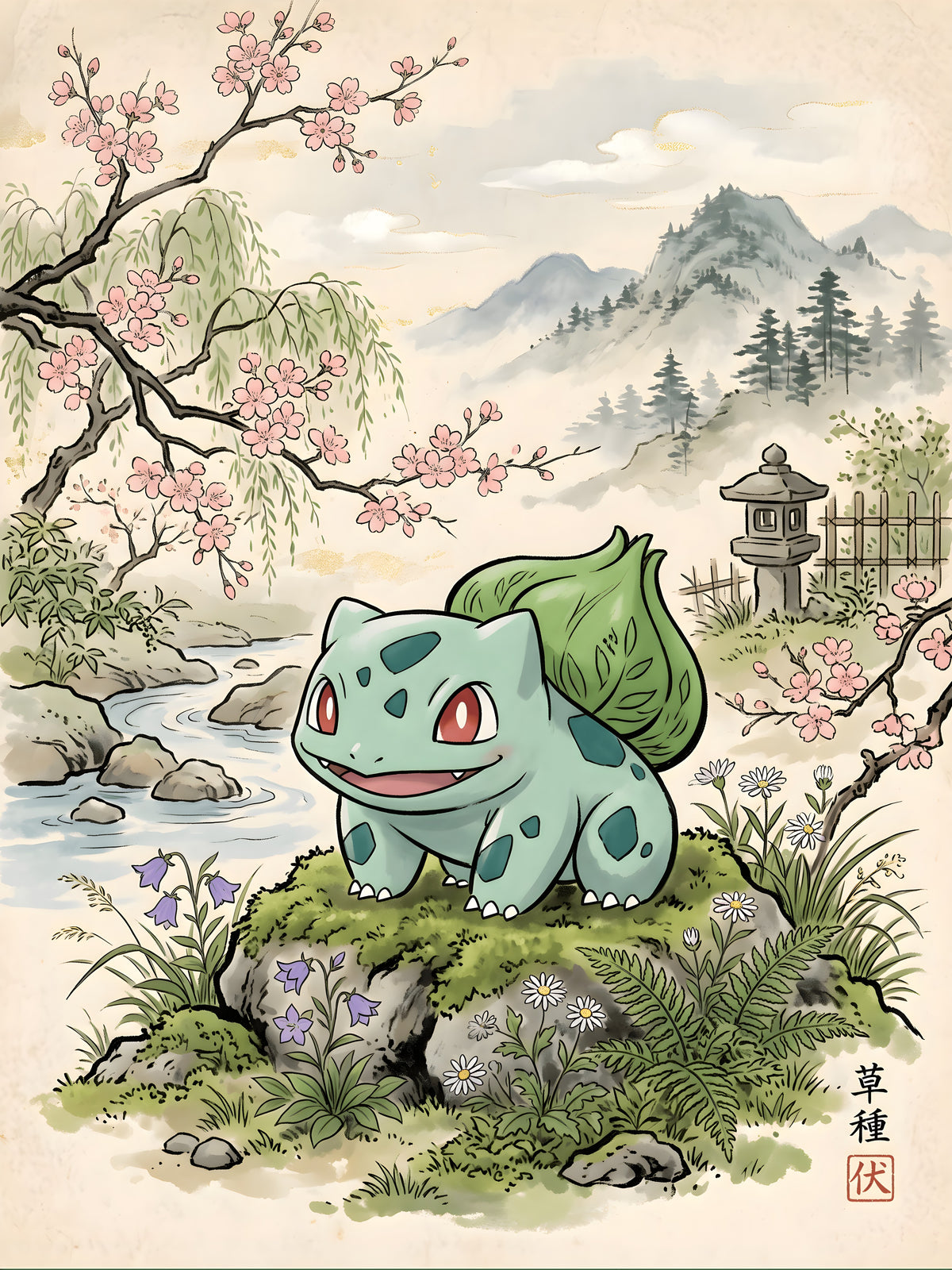 Bulbasaur Pokémon Air Freshener artwork