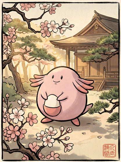 Chansey Pokémon Air Freshener artwork